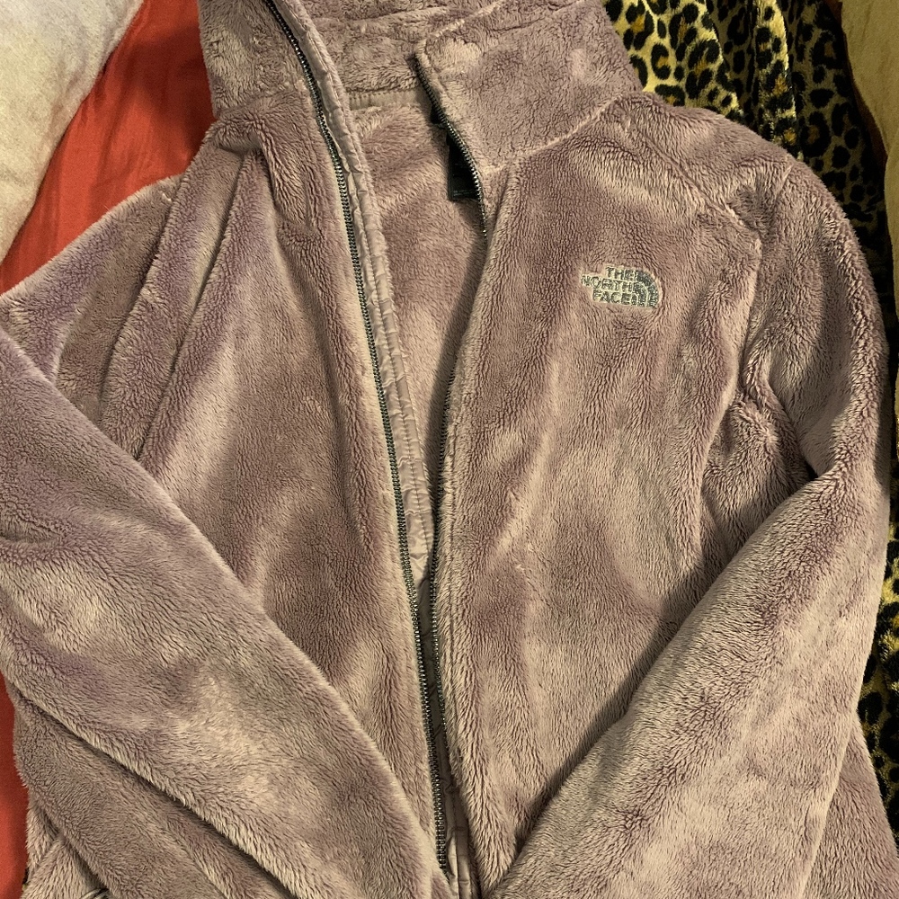 Lavender North Face Women's Zip-up Jacket